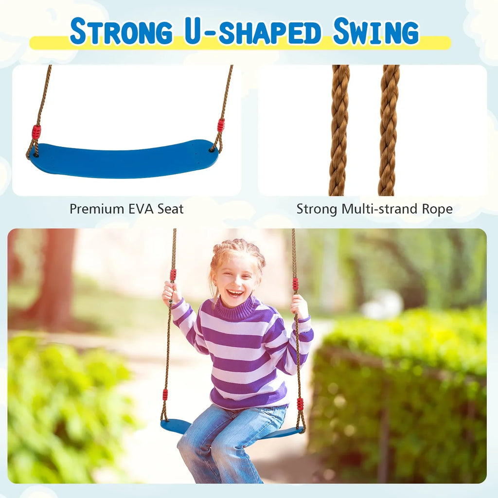 3-in-1 Kids Swing Set 660 LBS