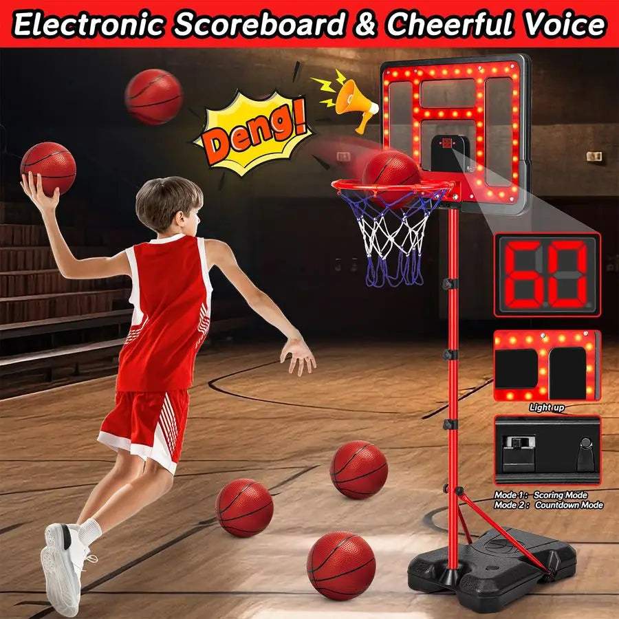 Toddler Indoor/Outdoor Basketball Hoop