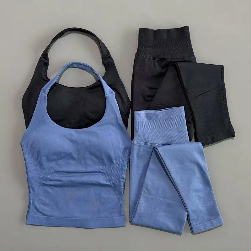 2Pcs Women Yoga Fitness Tracksuit