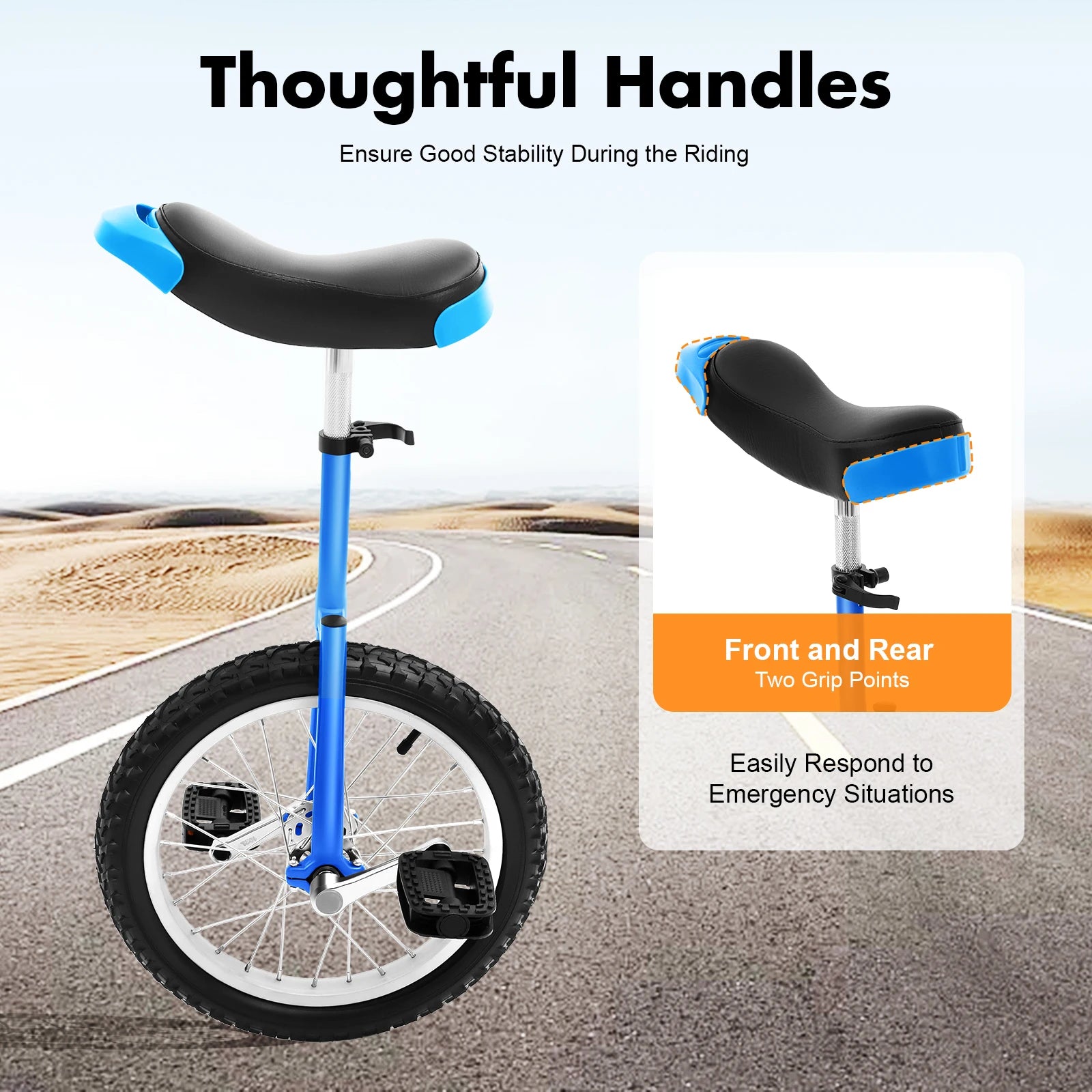 16 Inch Unicycle 110lbs Capacity