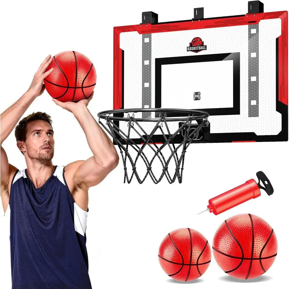 24 x 16 Adjustable Height Indoor Basketball Hoop