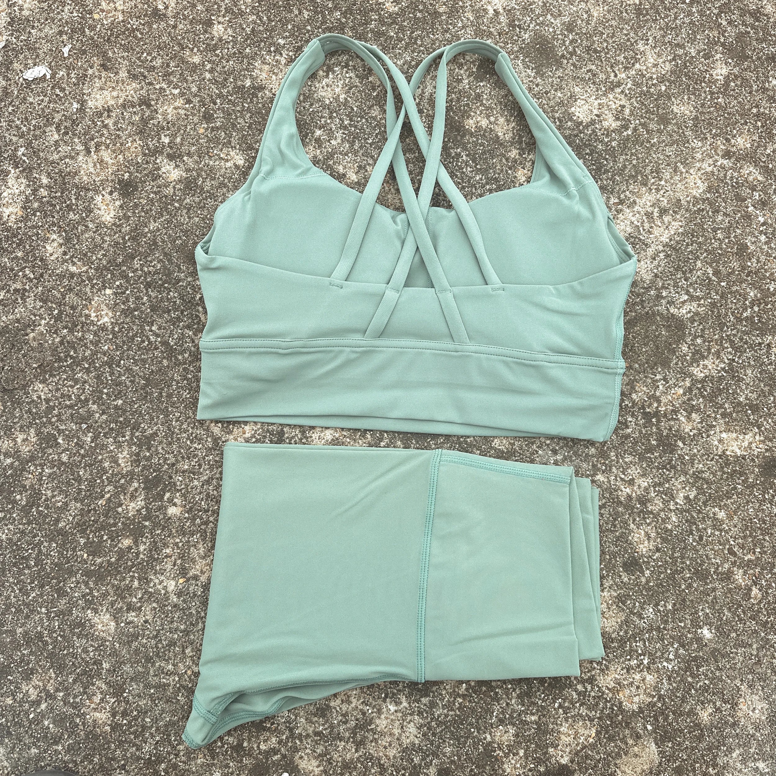 Fitness Bra 2pc Compression  Yoga Legging Suit