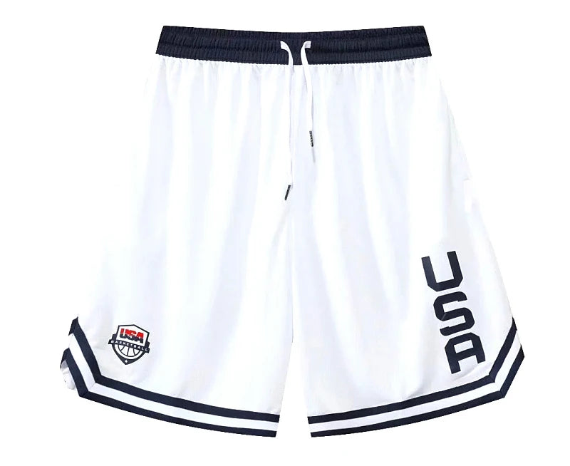 Basketball Running Shorts Men  Elastic Waist