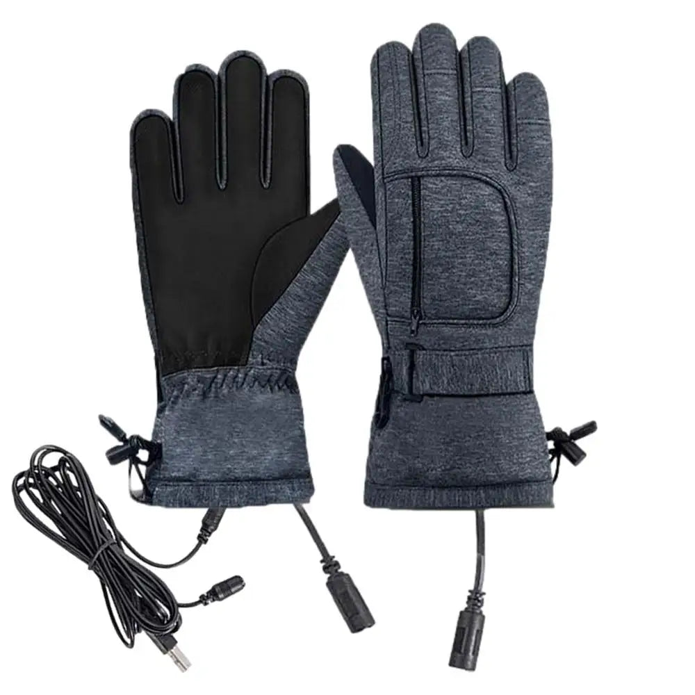 Winter Outdoor Heating Cycling Gloves