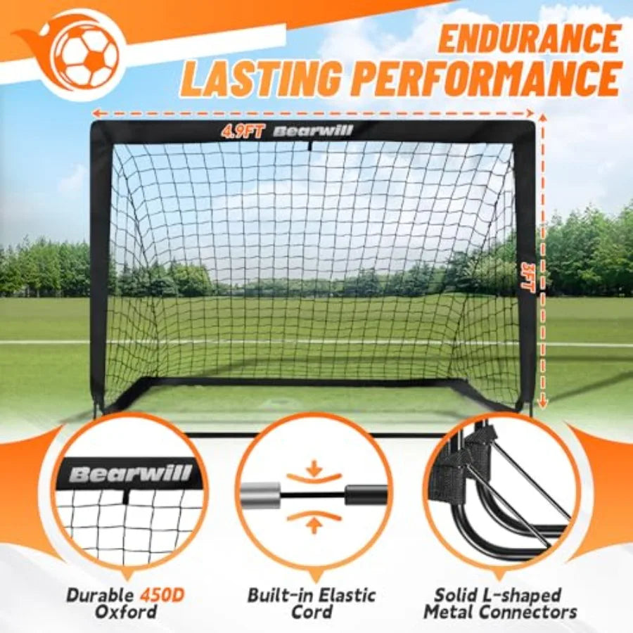 Soccer Goals for Backyard Set of 2