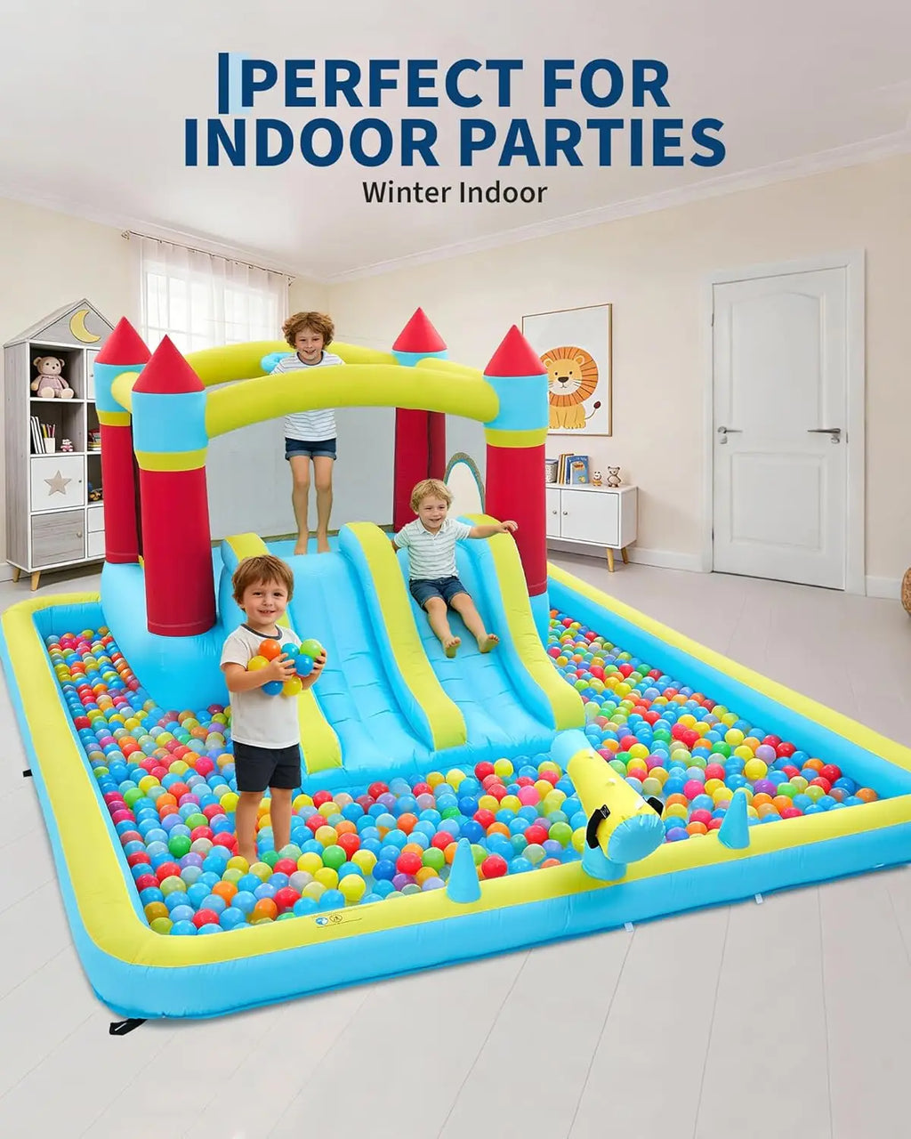 7-in-1 Blow up Water Slides for Backyard