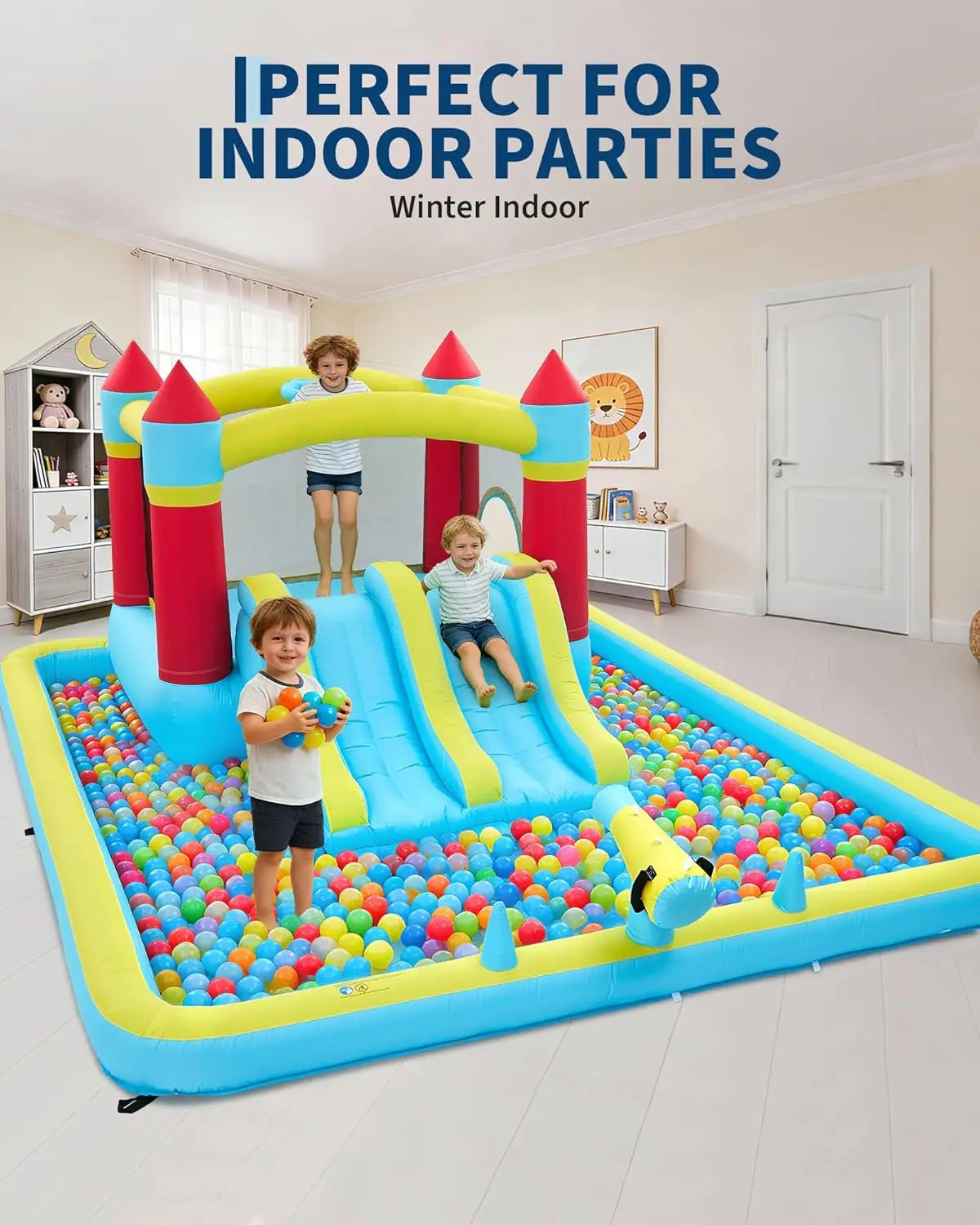 7-in-1 Blow up Water Slides for Backyard