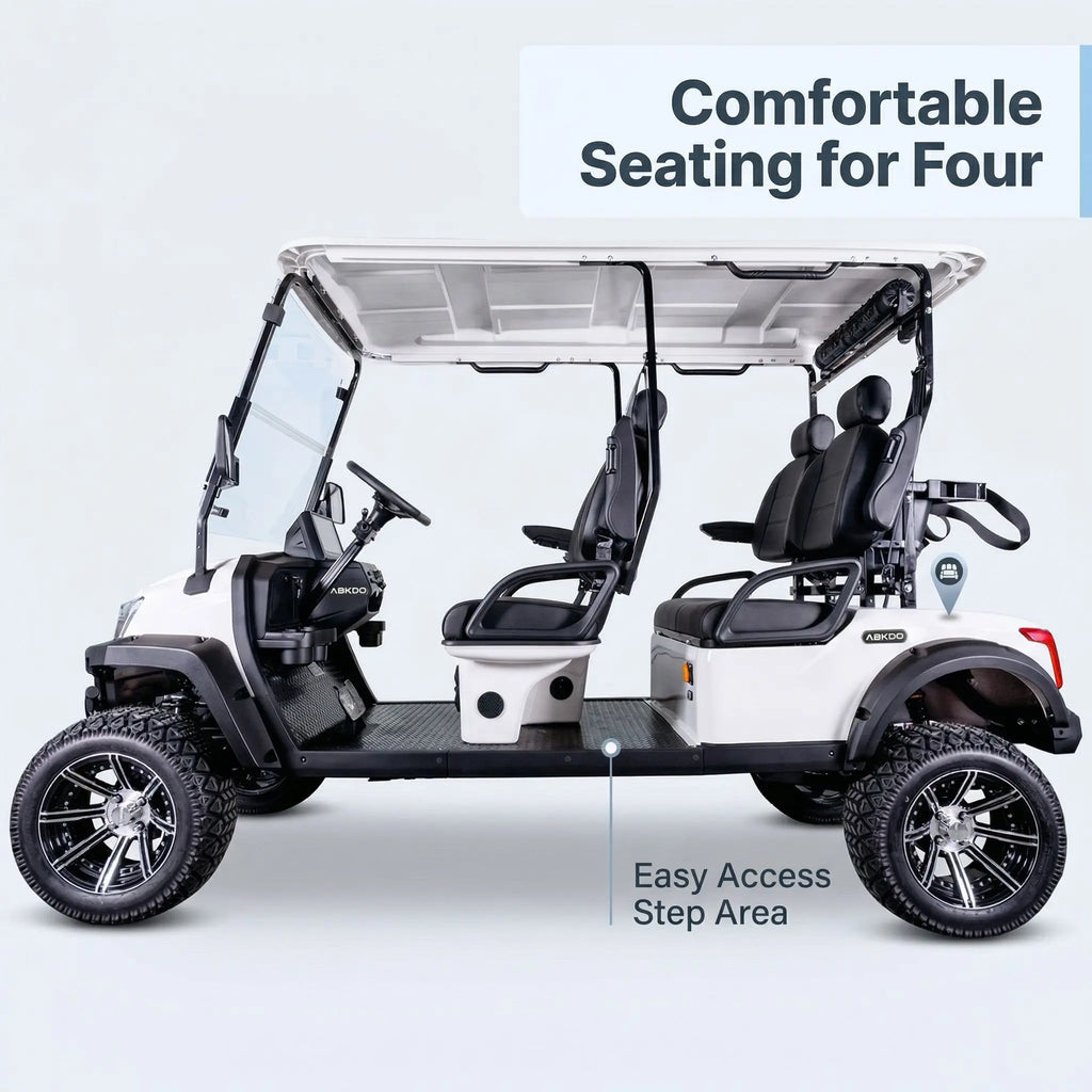 Golf 4 Seater Electric Golf Cart 5kW AC Moto