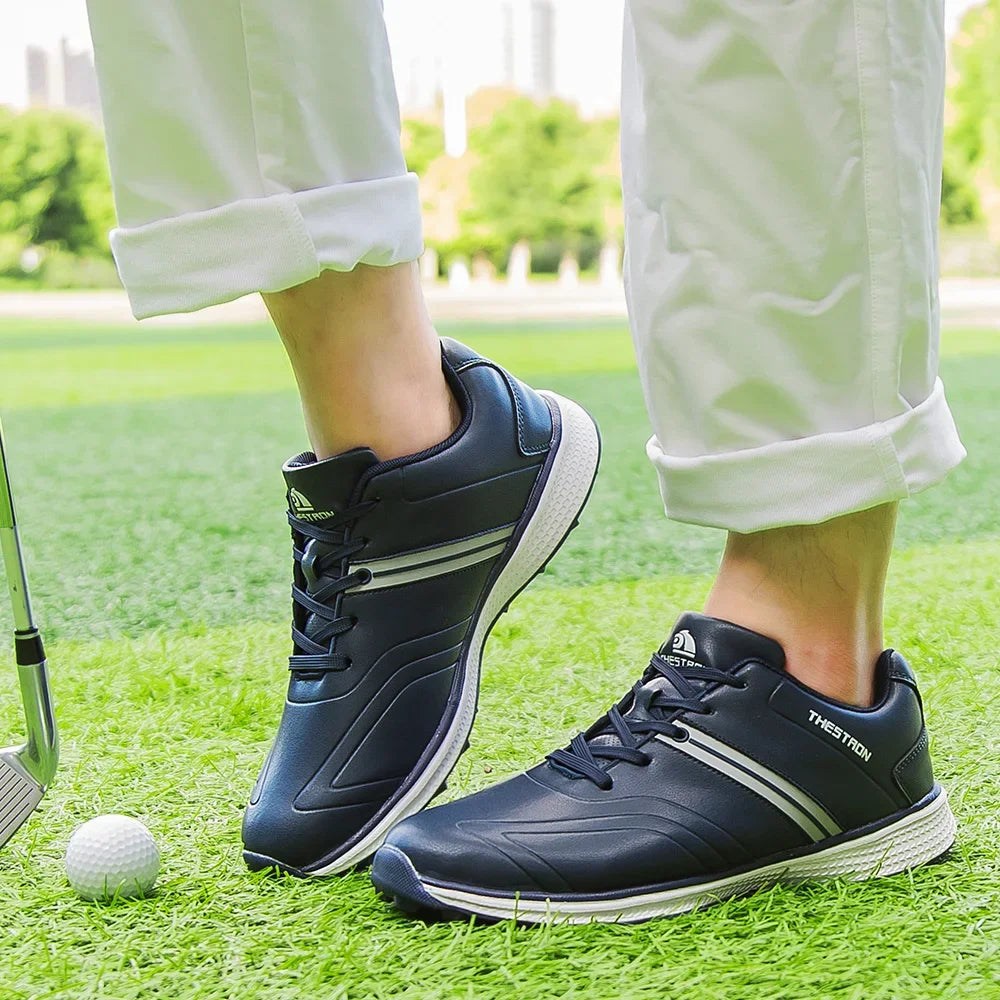 Men Waterproof Golf Sport Shoes