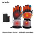 1Pair Heated Gloves Electric Thermal