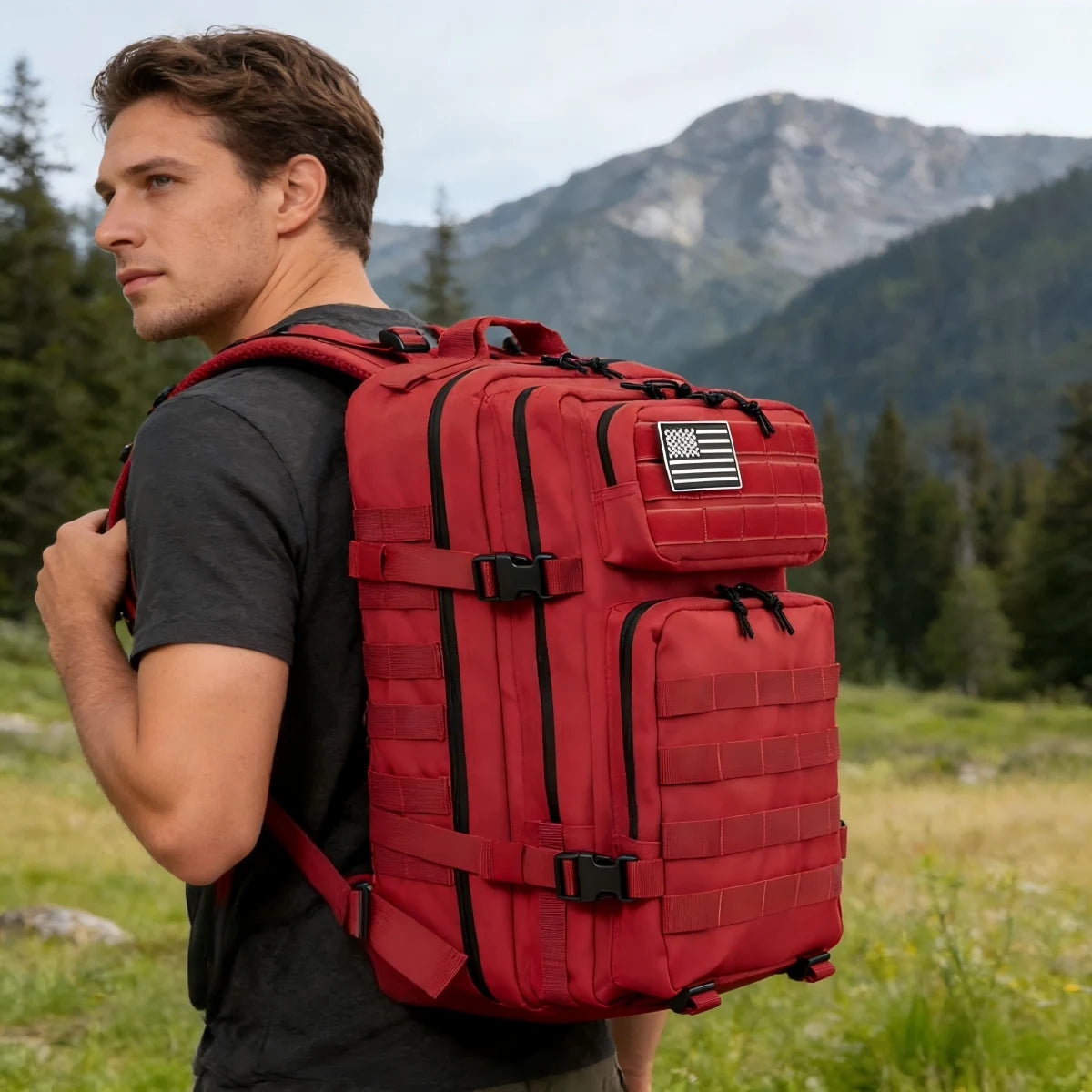 45L Tactical Fishing Backpack Large