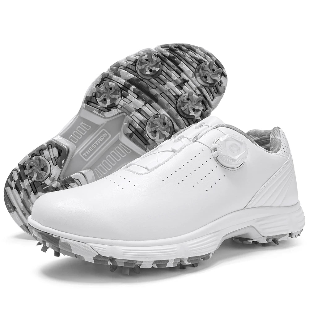 Spiked Men Golf Shoes Waterproof