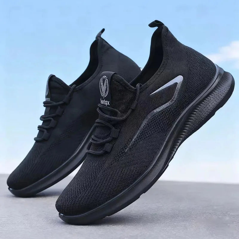 Breathable Lightweight Men's Knit Sneakers