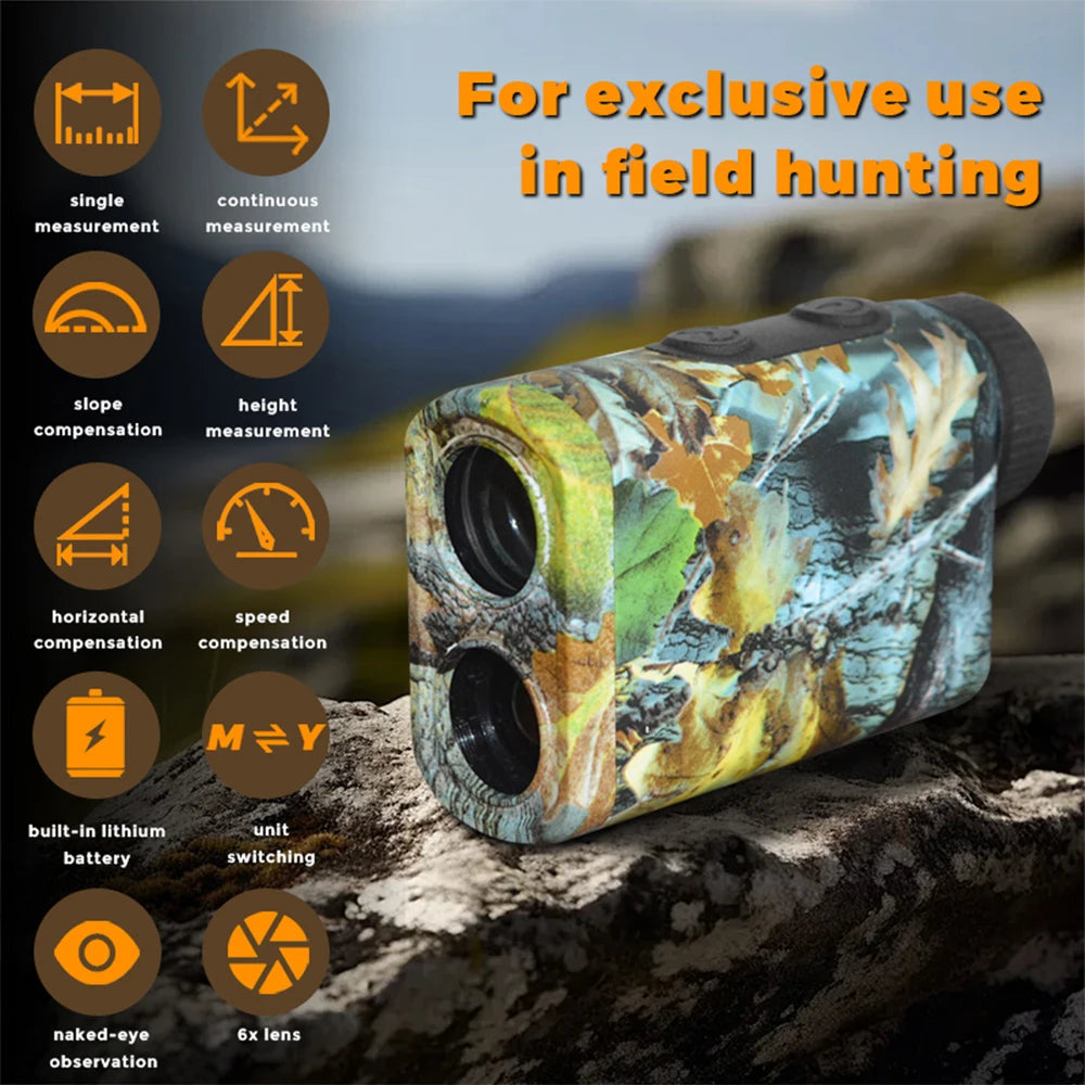 Camouflage 1200 Yards Hunting Rangefinder