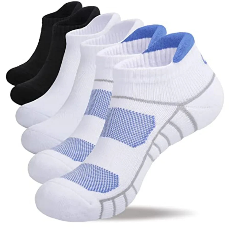 6 Pair Athletic Unisex  Ankle Socks