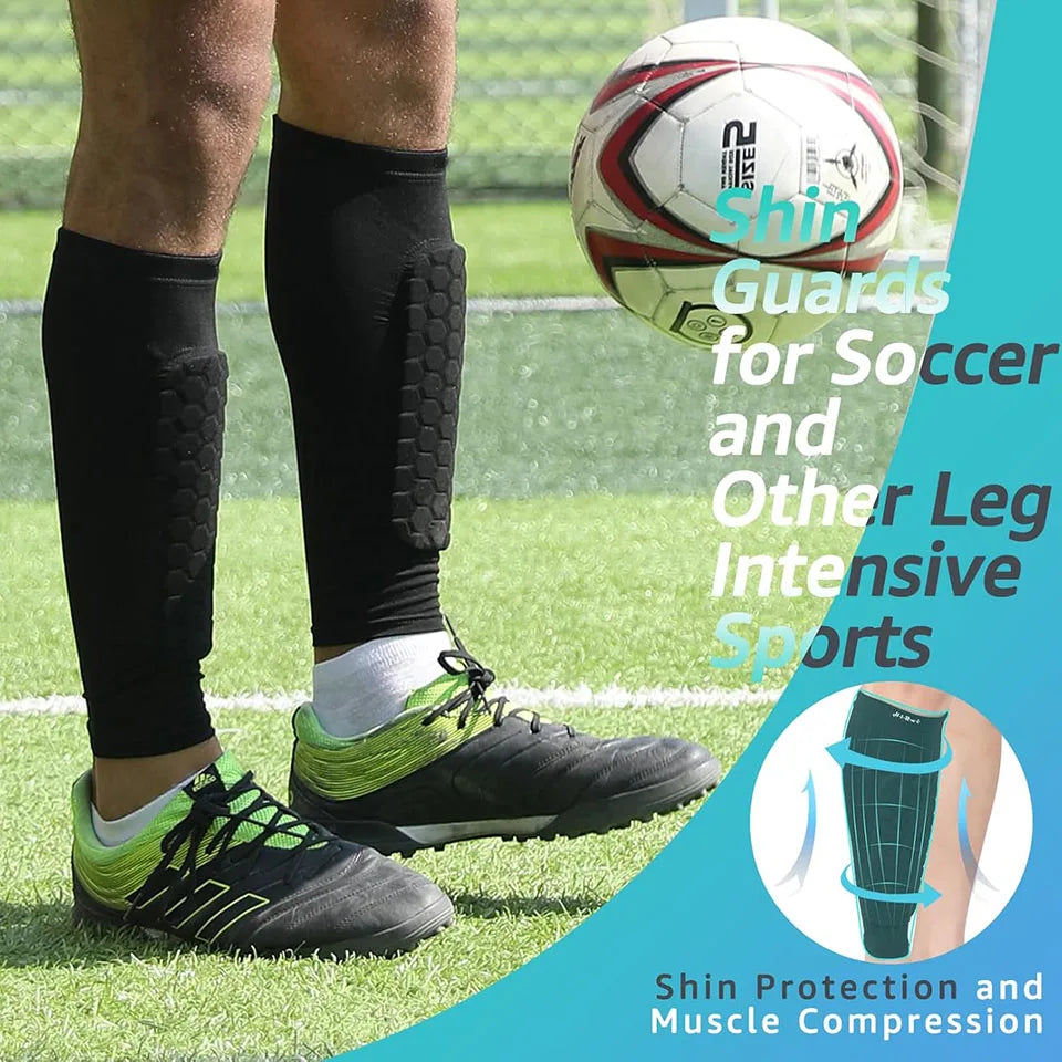 1PCS Football Shin Guard Socks Sleeves