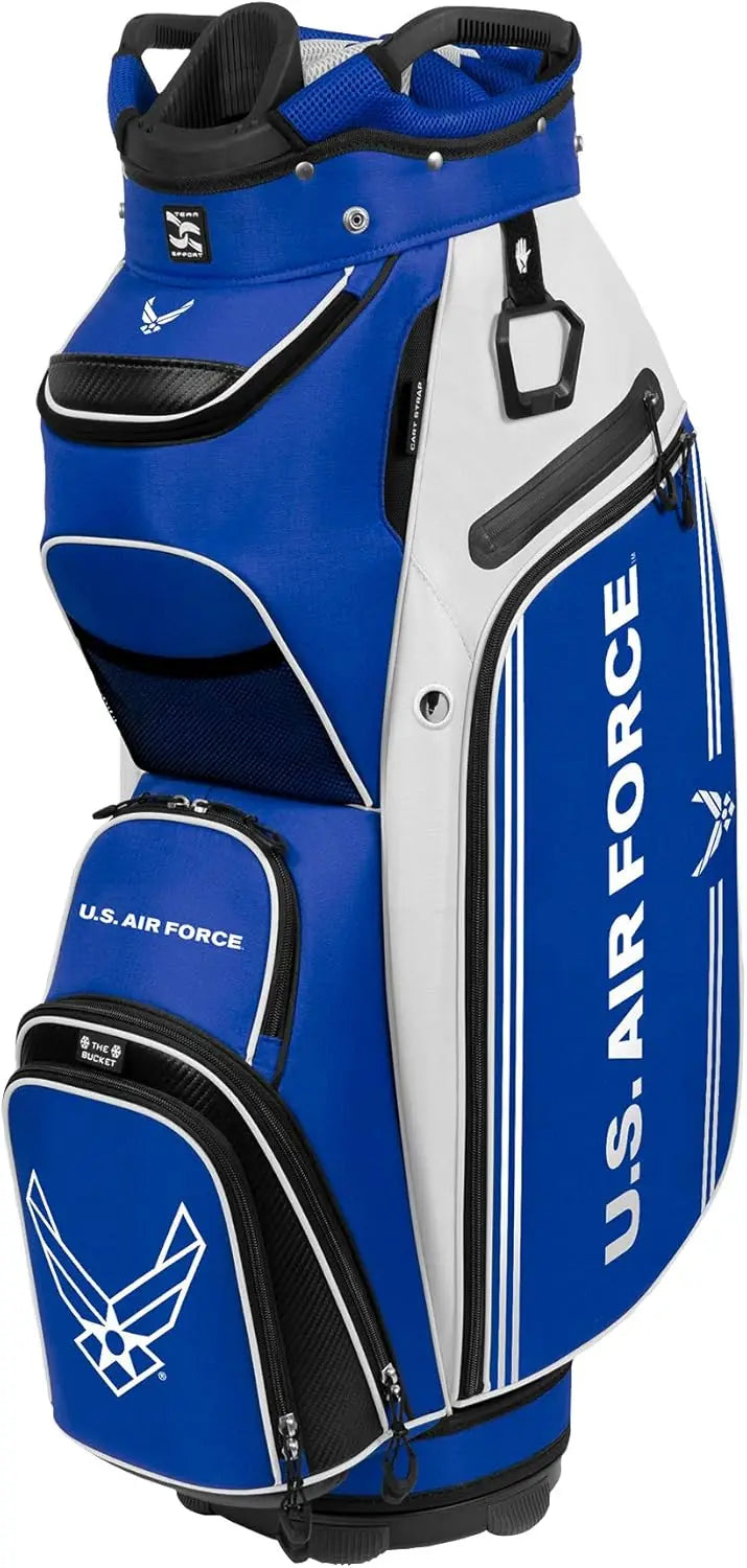Portable Cooler Cart with Golf Bag Design
