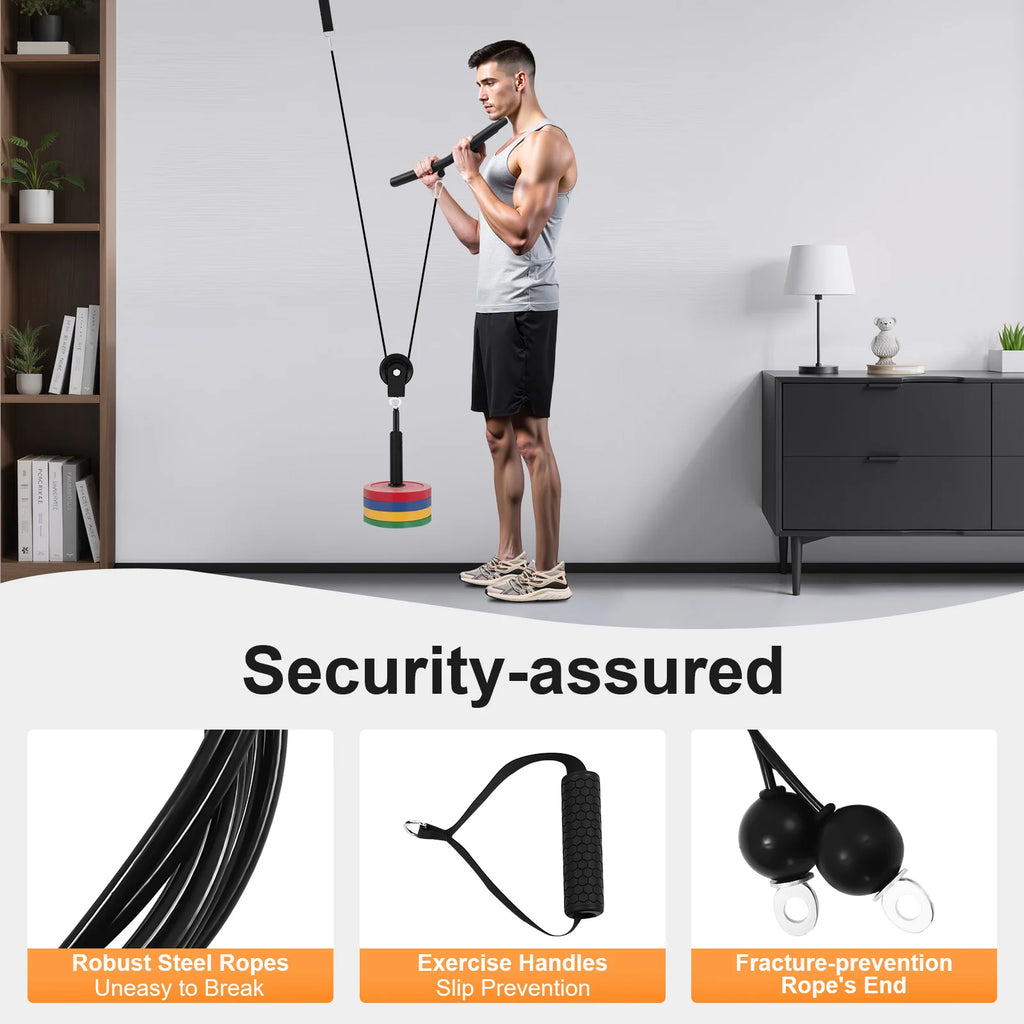 120kg Cable Pull Fitness System
