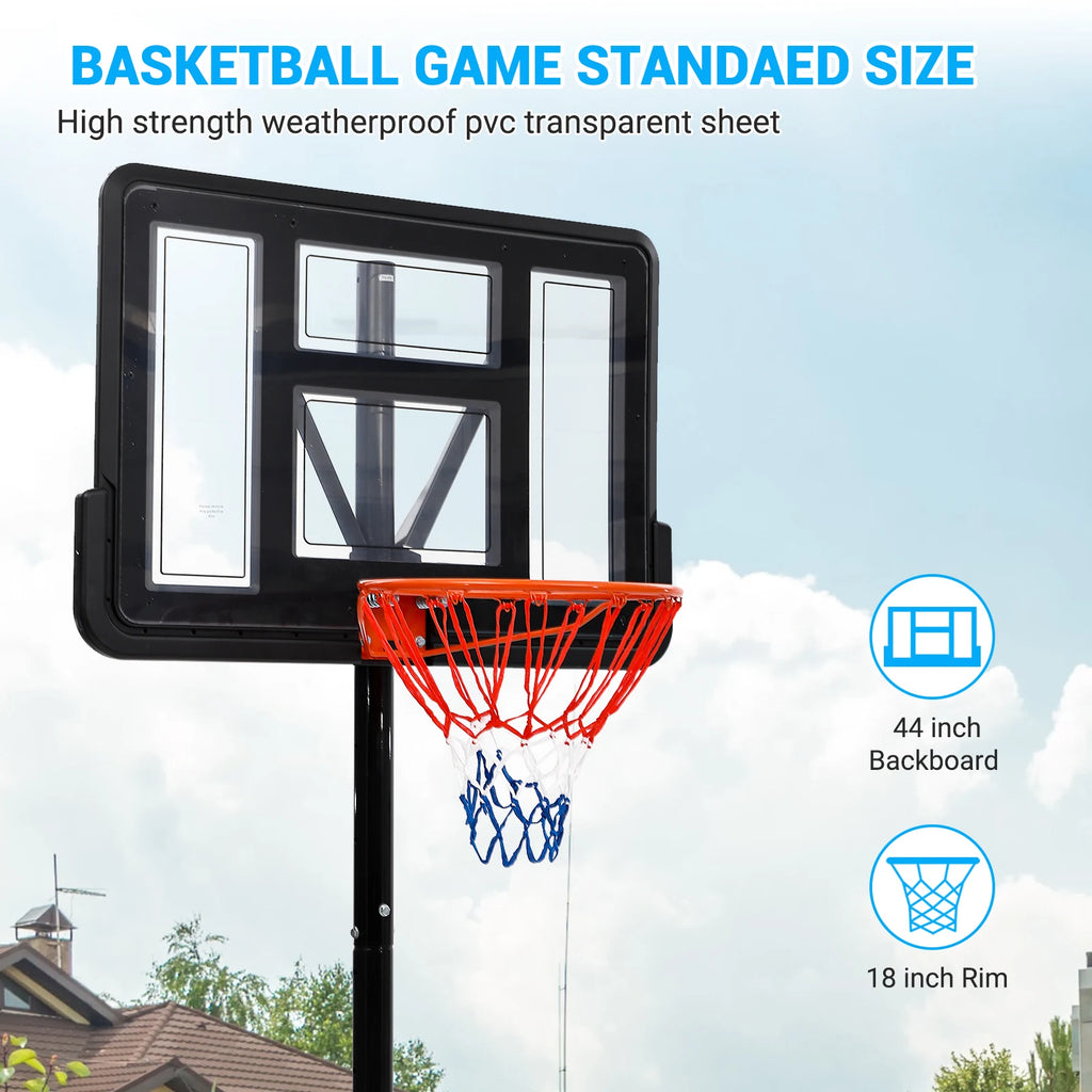 Basketball Hoop Outdoor 5.2ft-10ft