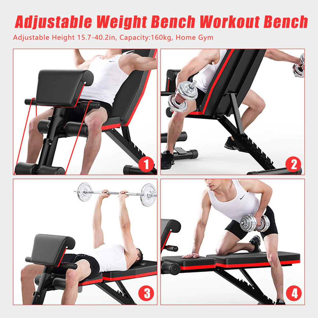 Foldable Workout Bench Multi-Functional