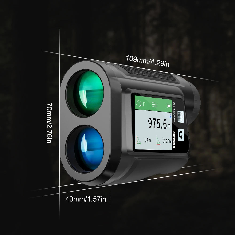 1300 Yards Range Finder Golf 6X Mag/slope