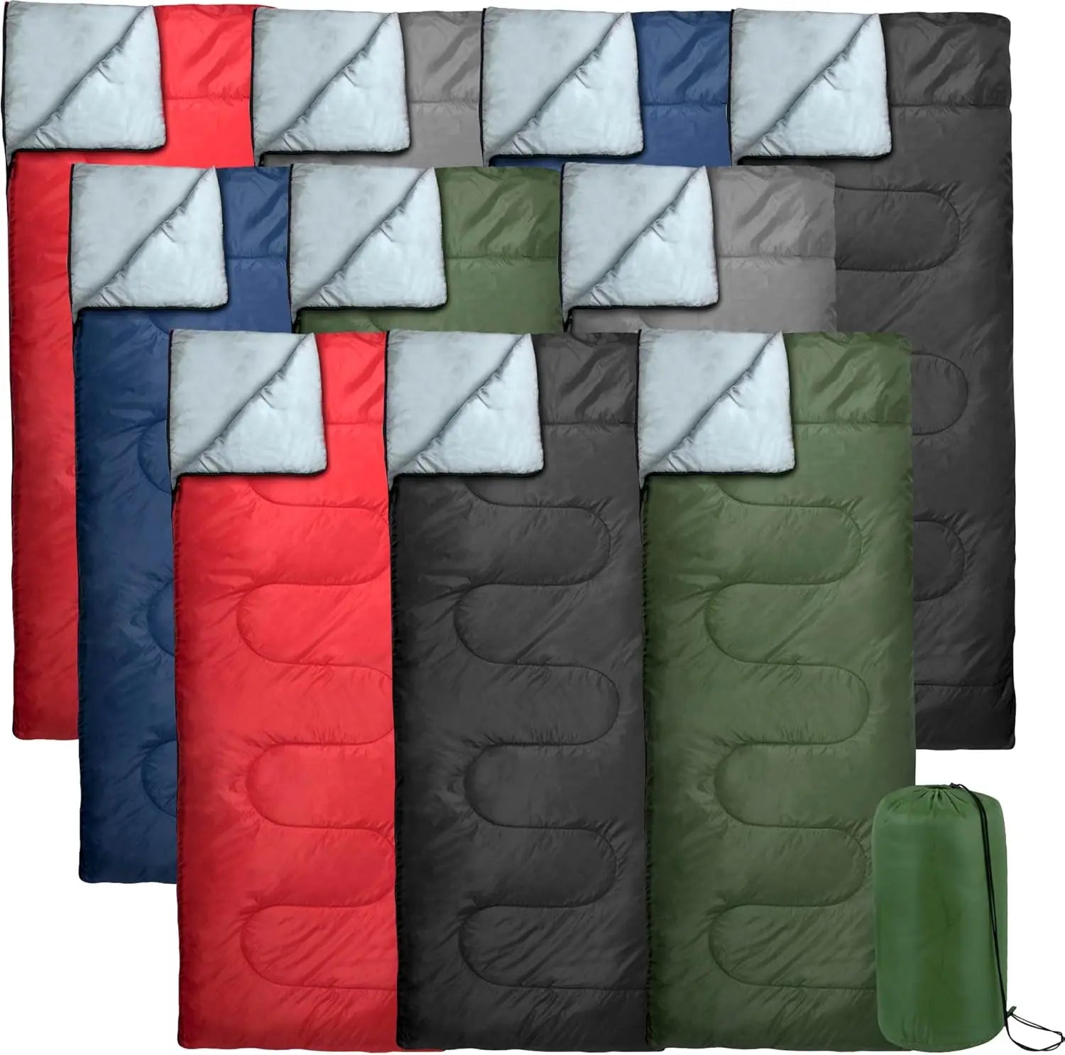 Bulk 10 Pack Envelope Sleeping Bags