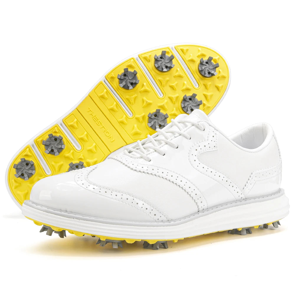 Spiked Men Golf Shoes Waterproo