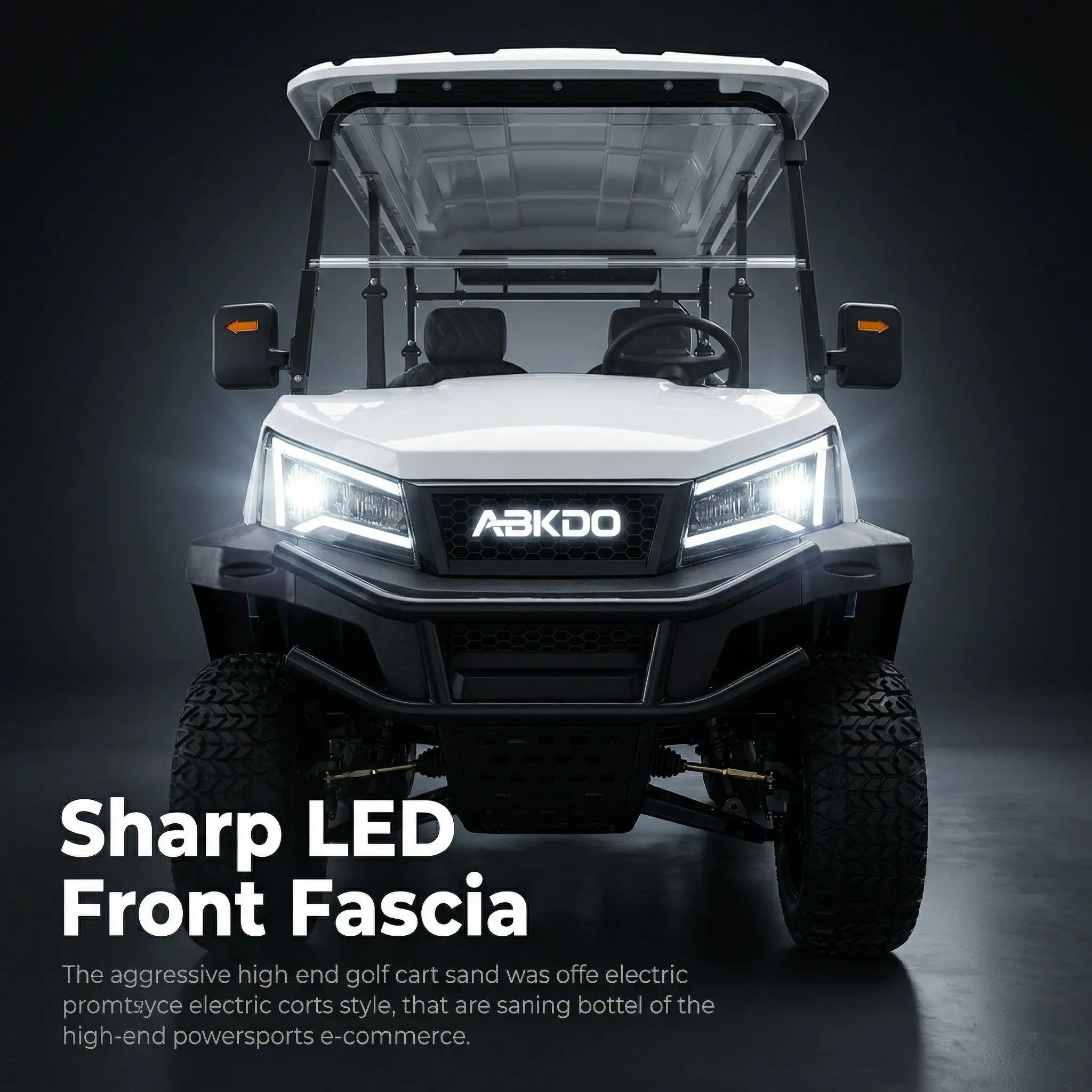 Golf 4 Seater Electric Golf Cart 5kW AC Moto