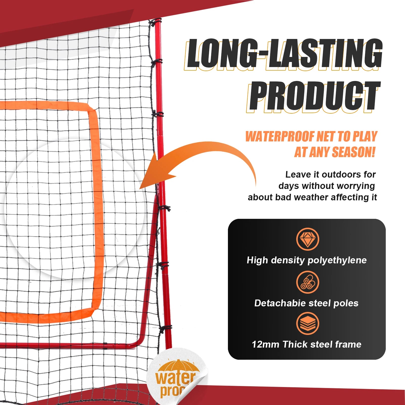 Baseball Rebounder Net Pitchback Net
