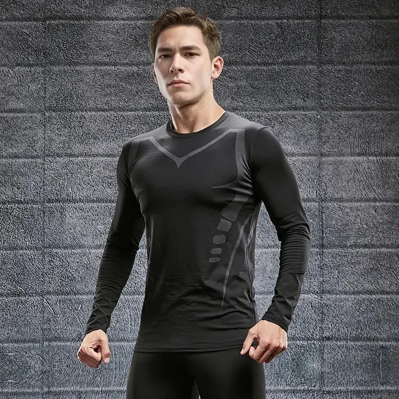 Mens Gym Compression Shirt Rashgard Fitness