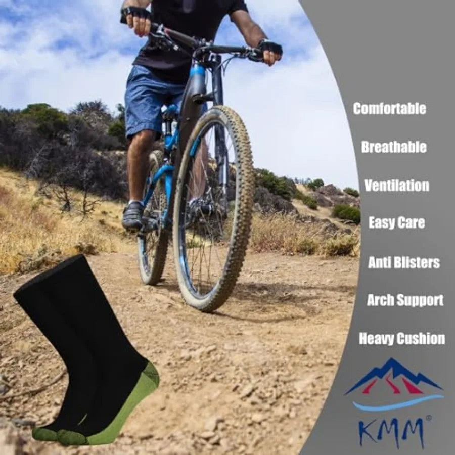 Full Thick Cushion Crew Athletic Socks