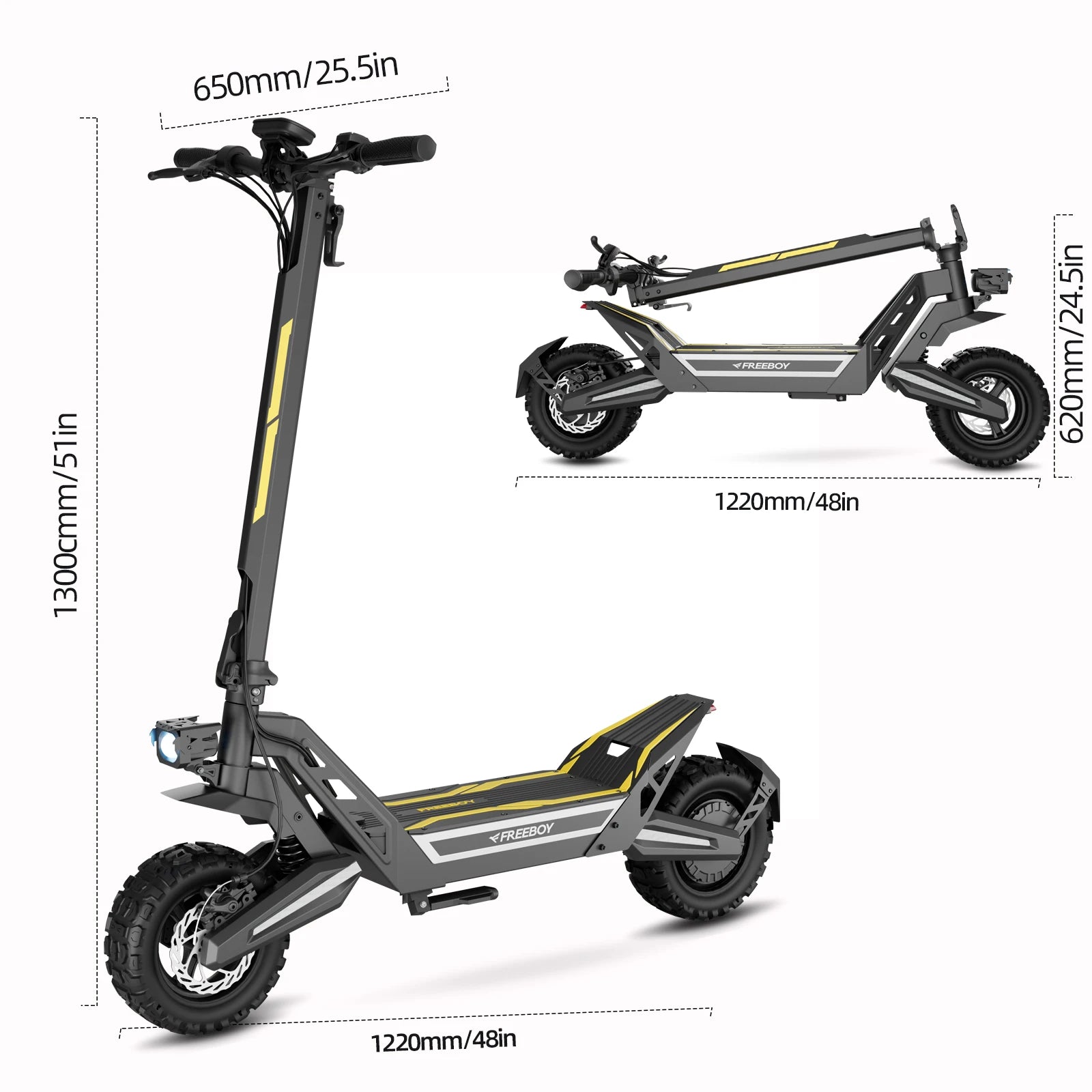 1200W Off Road Electric Scooter for Adults