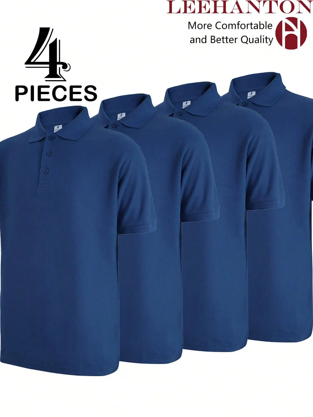 4-Pack, Men's  POLO  Golf Shirt,