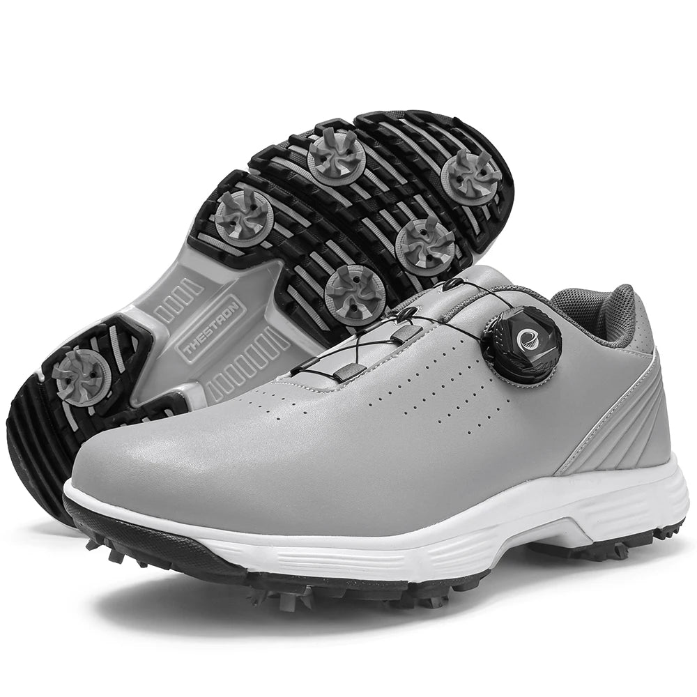 Spiked Men Golf Shoes Waterproof