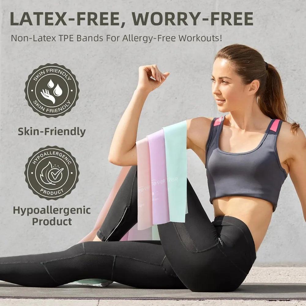 Stretch Bands Set for Exercise Resistance Bands