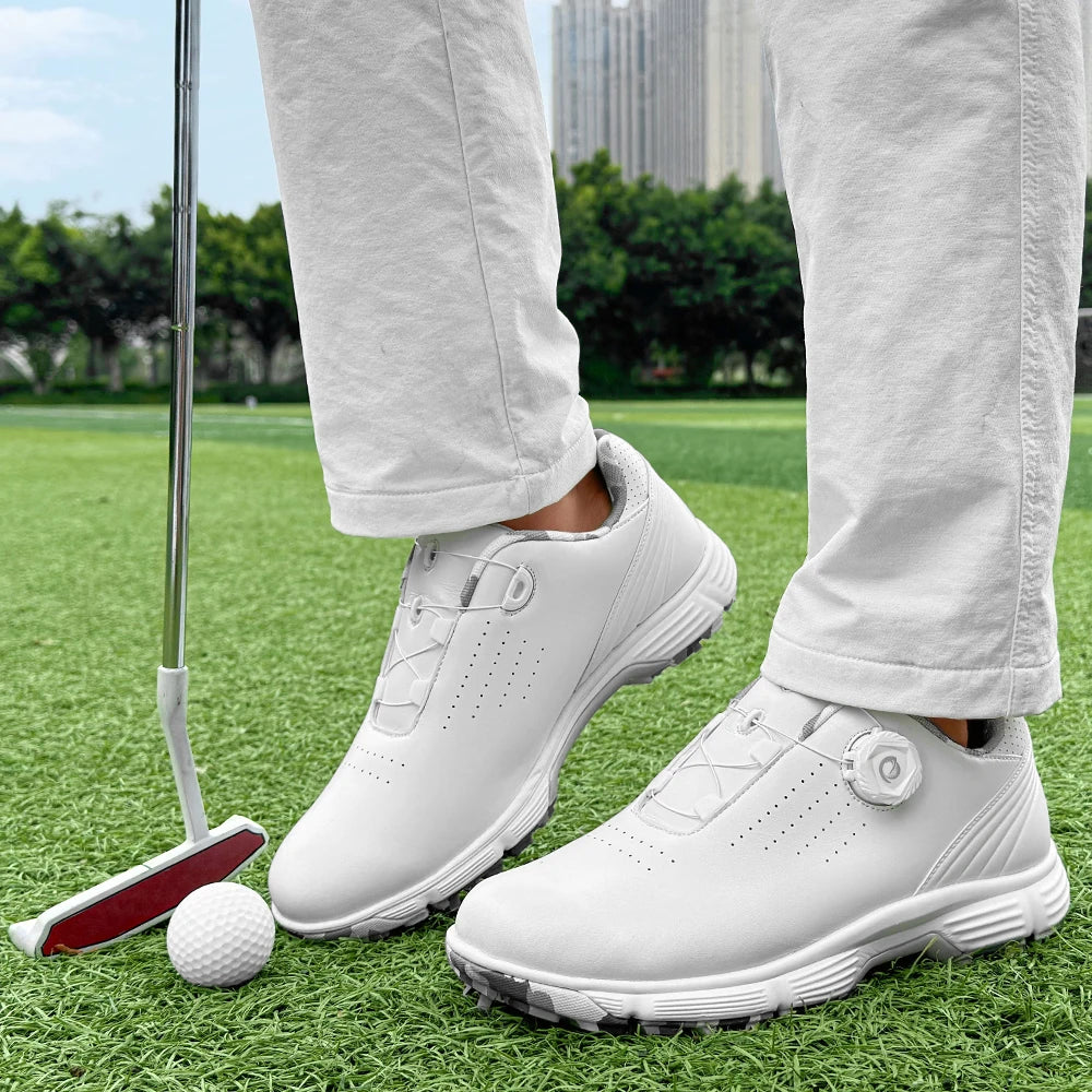 Spiked Men Golf Shoes Waterproof
