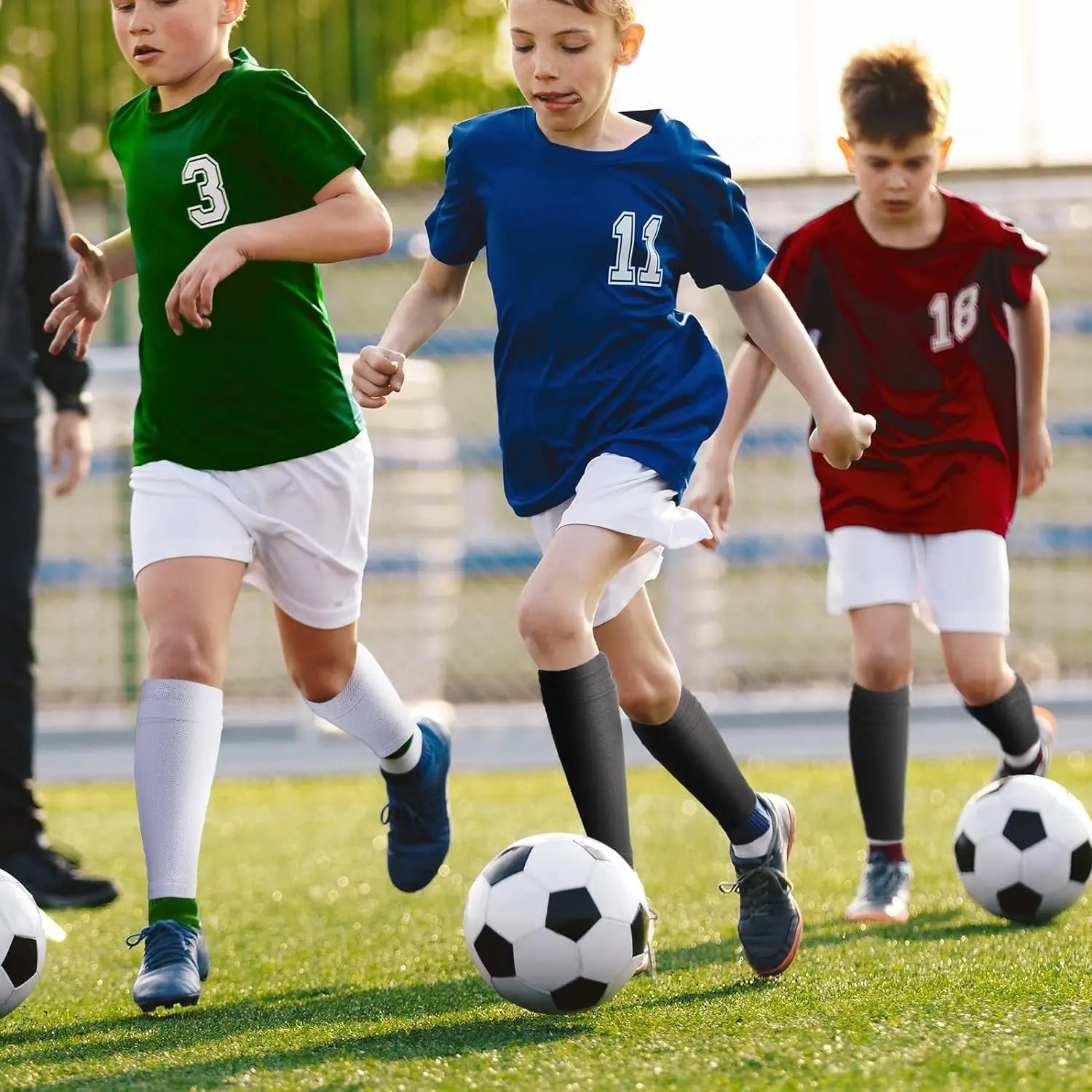 Shin Guard Sleeve Covers Kids Youth Adults