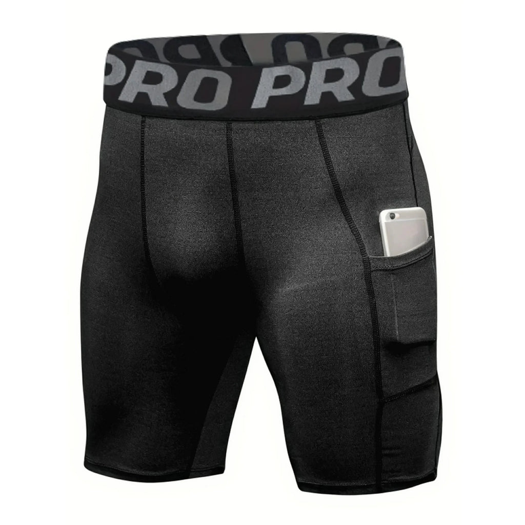 Men's Compression Shorts with Pocket