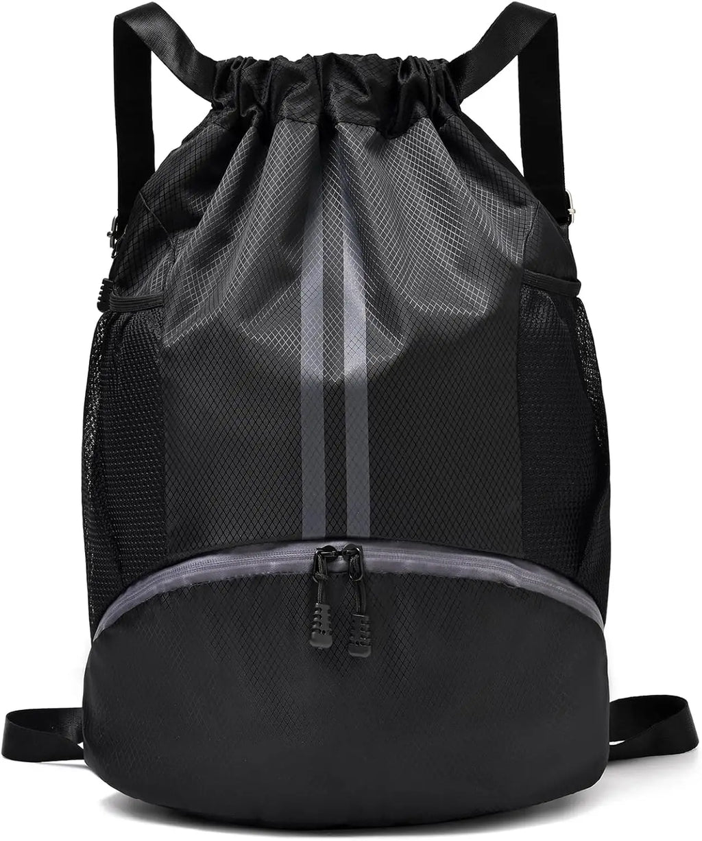 Waterproof Drawstring Gym Bag for Men and Women