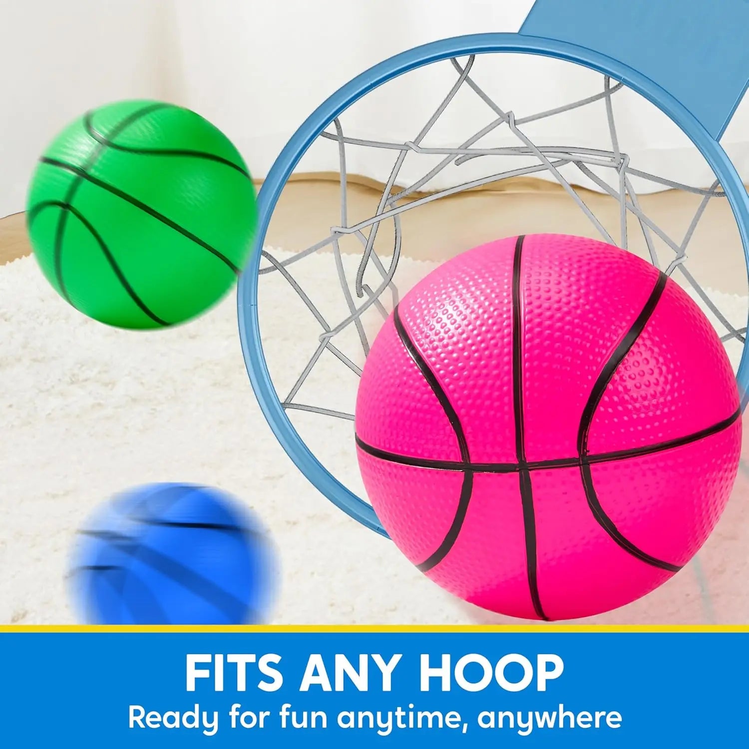 6 PCS Mini Basketballs 5 inches