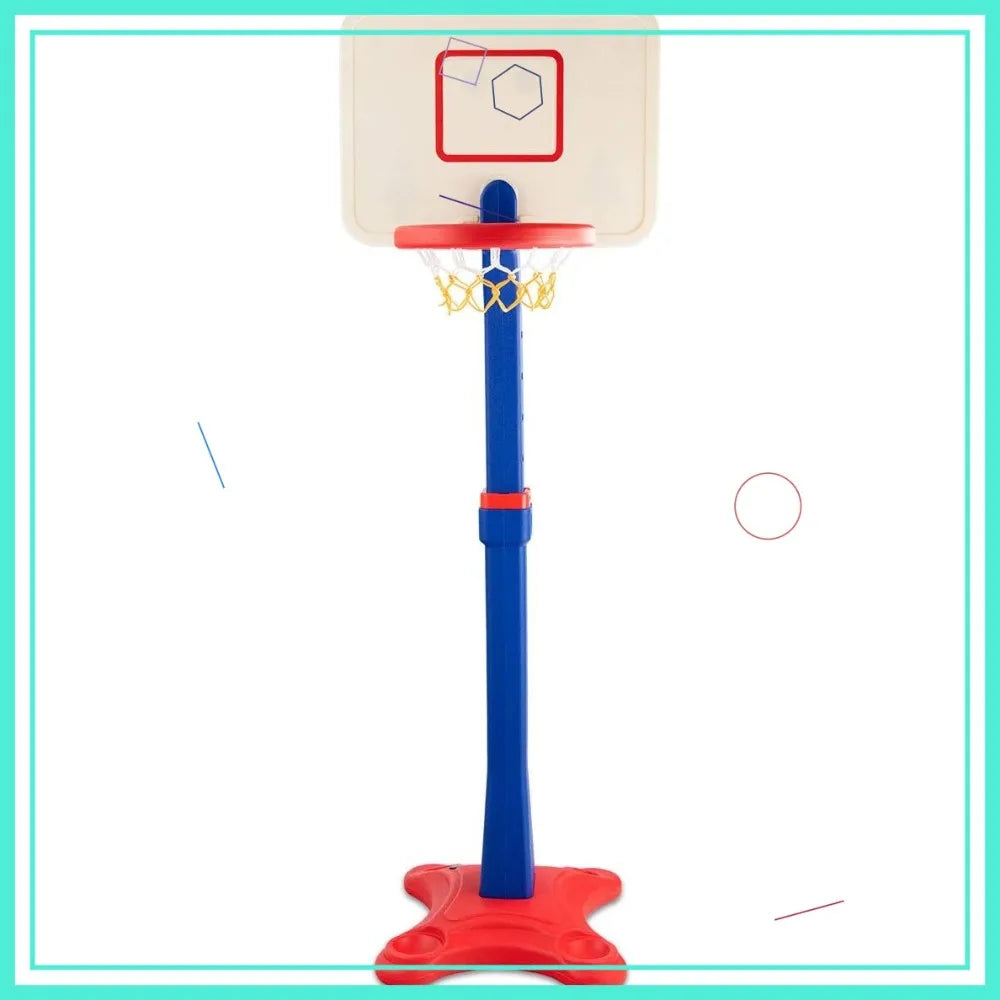 Adjustable Kids Basketball Hoop Set