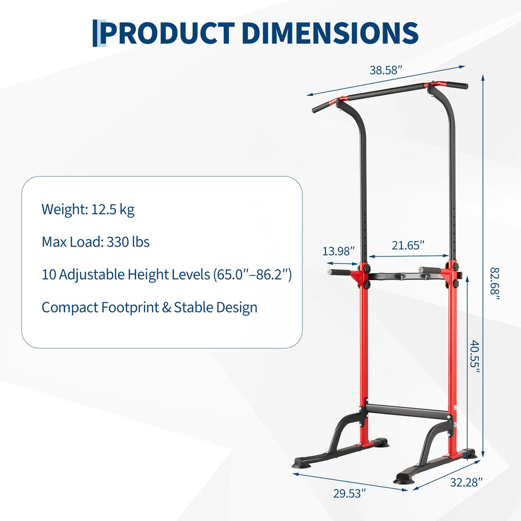 Heavy Duty Pull Up Dip Station