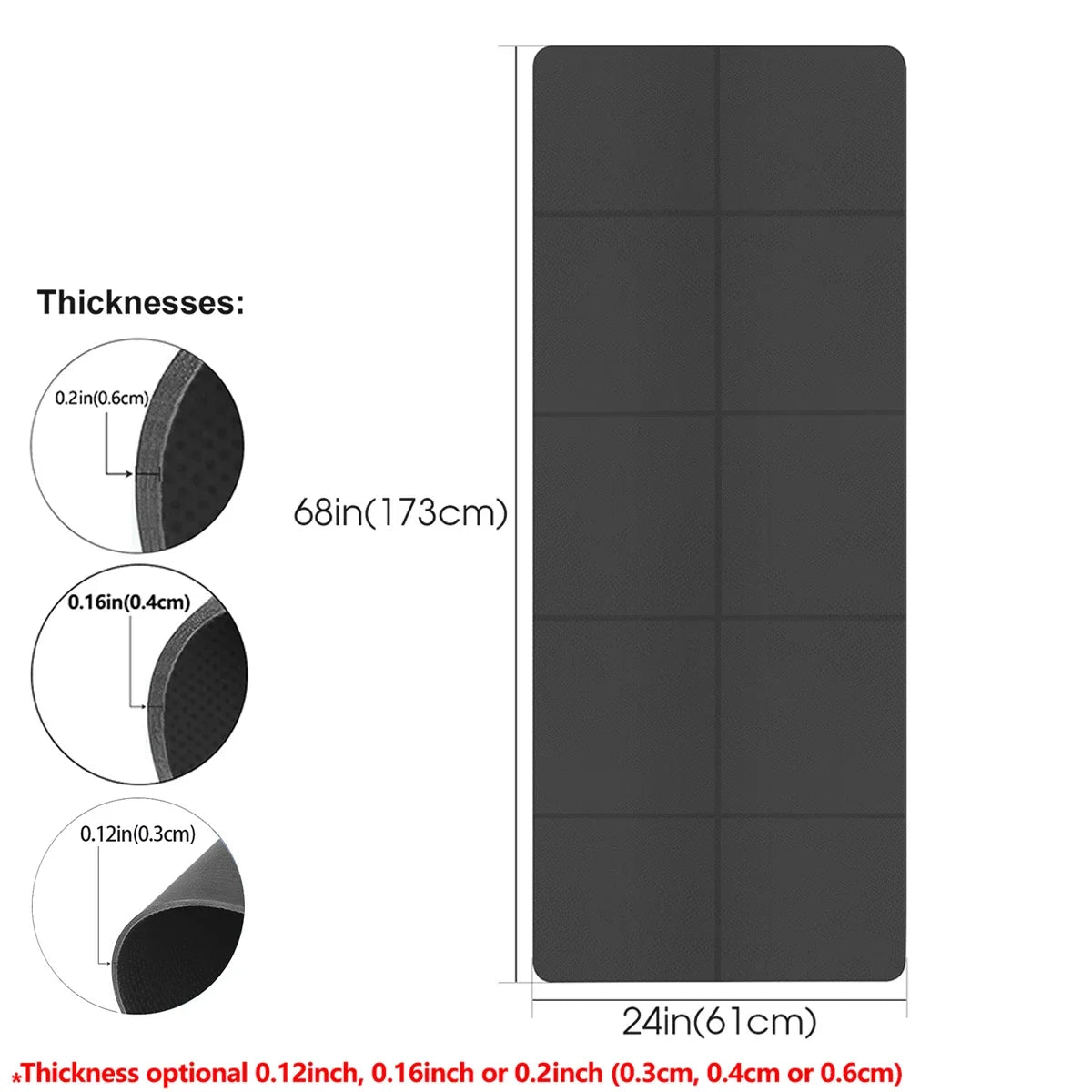 Foldable Yoga Mat EVA Folding
