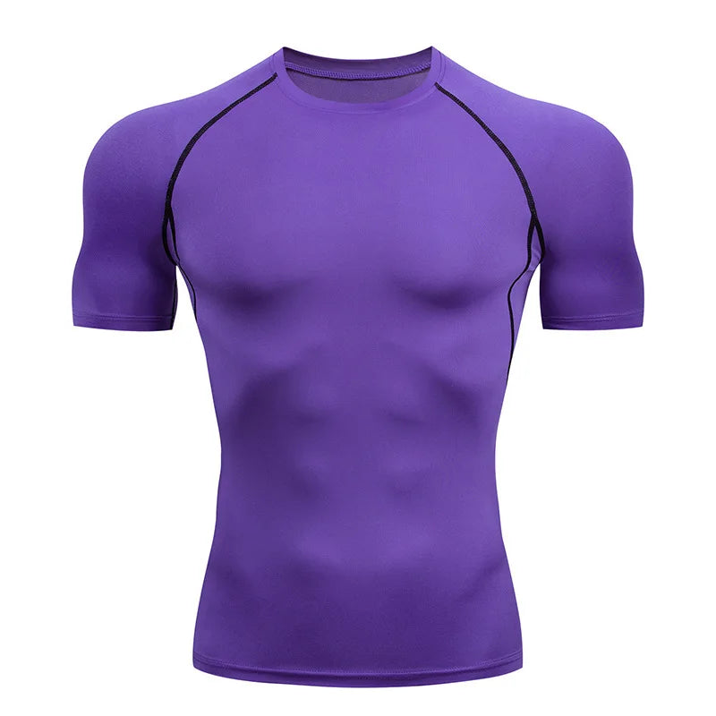 Men Compression Running T Shirt