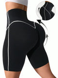 1pc Women's Seamless Sexy Leopard, Cycling  Shorts