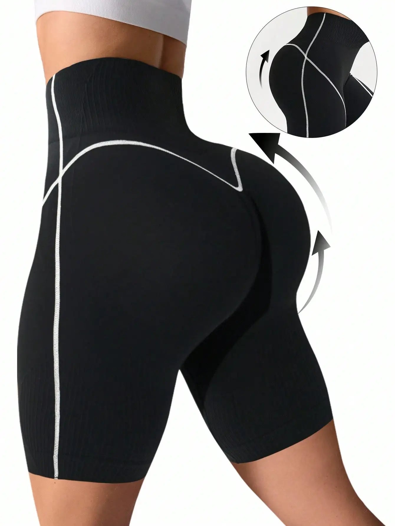 1pc Women's Seamless Sexy Leopard, Cycling  Shorts