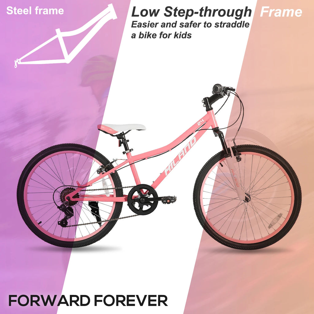 24 Inch Mountain Bike for Kids
