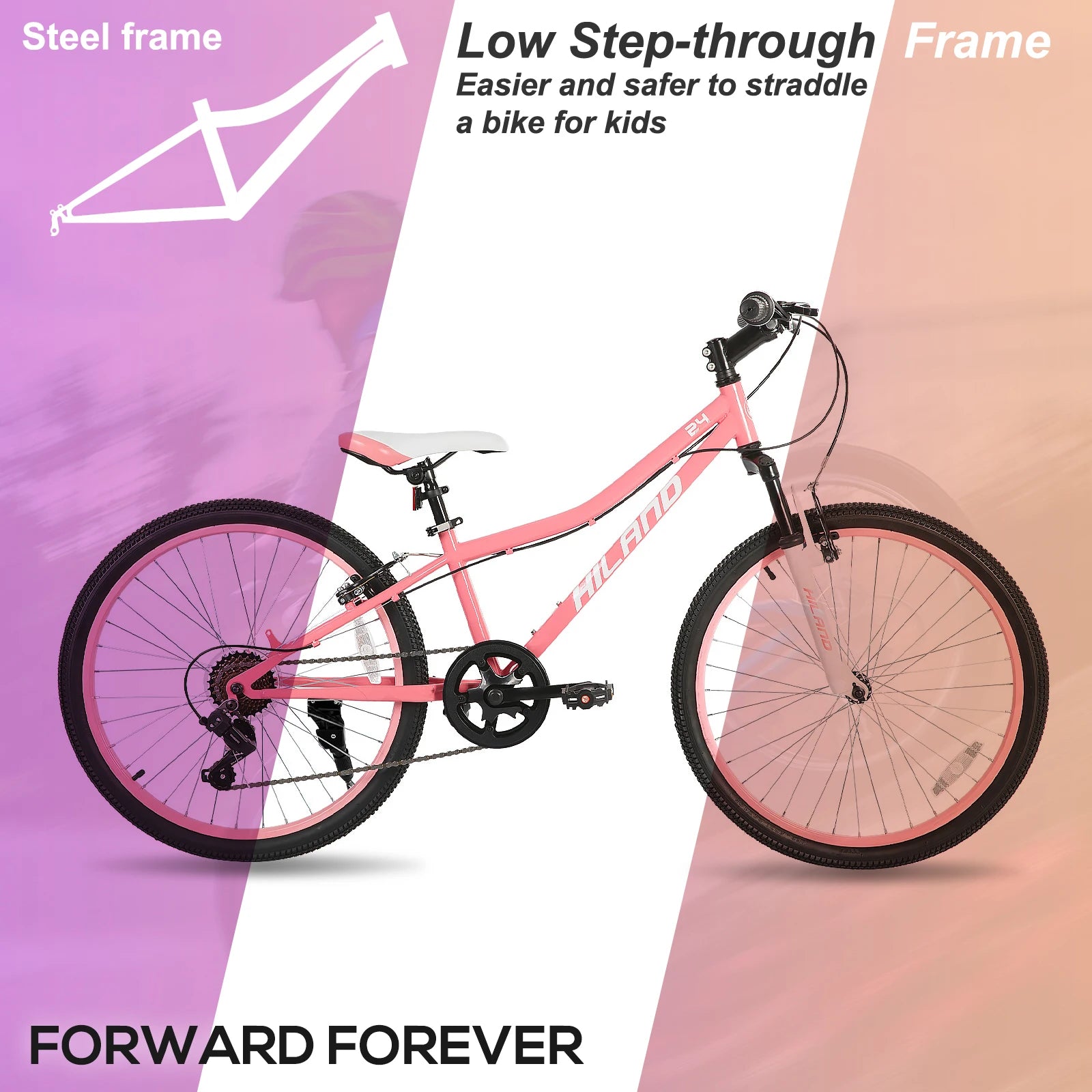 24 Inch Mountain Bike for Kids
