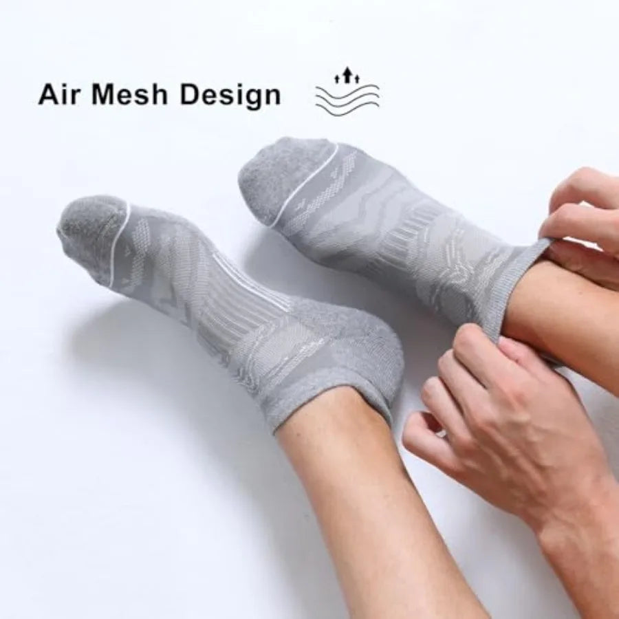 Men's 6 Pack Ankle Running Socks
