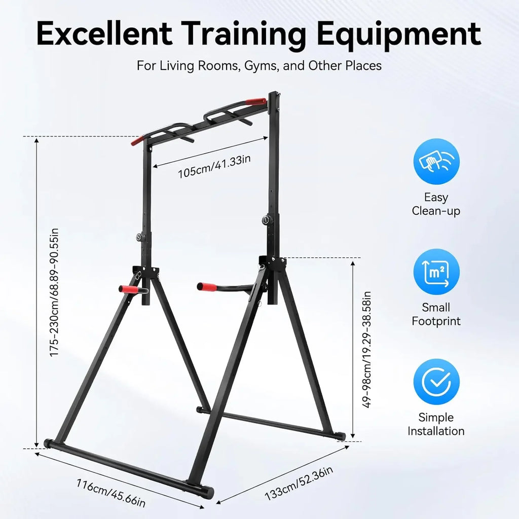 Power Tower Workout Dip Station